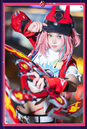 Rappa Cosplay Costume Honkai Star Rail Uniform Hat Jacket Shorts Galaxy Ranger Props Halloween Party Women Accessory Shusheng