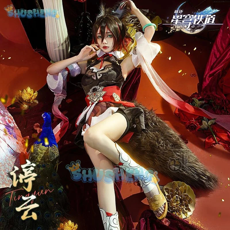 Tingyun Cosplay Costume Honkai Star Rail Carnival Uniform Anime Halloween Costumes Men Game