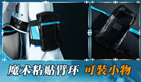 Genshin Impact Wanderer Balladeer Cosplay Kabukimono Costume Halloween Fashion DJ New Props Wig Accessories Men Women Uniform