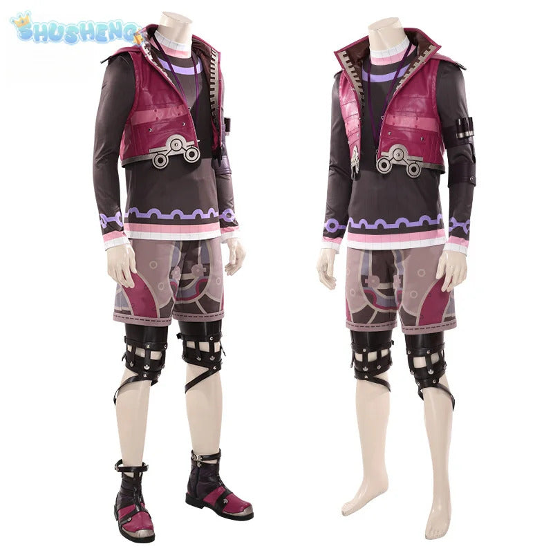 Xenoblade cos Chronicles shulk hero Cosplay Costume Jewelry accessories and props Halloween handsome set