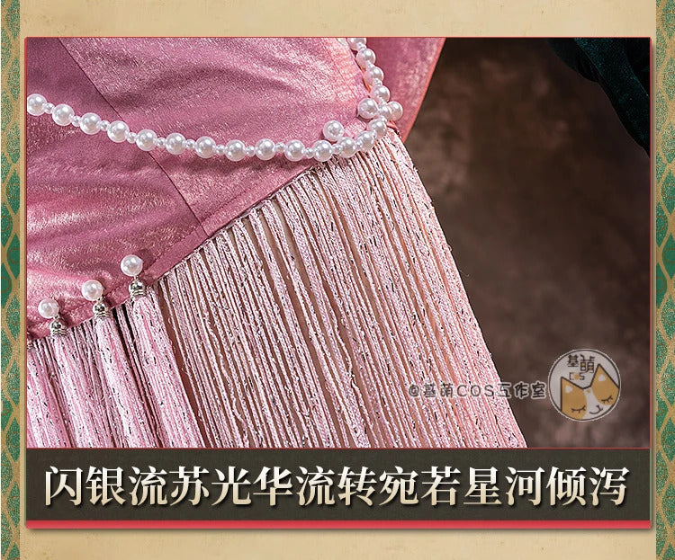 Shusheng Reverse:1999 37 Anjo Nala Cosplay Costume Anime Ms. Kimberly Nala Hari Sexy Pink Dress Female Halloween Costumes