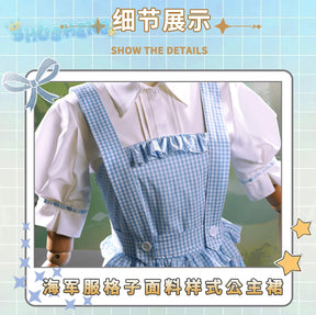 Game Identity V Little Girl Dorothy Dress Cosplay Costume For Women Cute Picnic Dorothy Uniform Hallween Carnival Shusheng