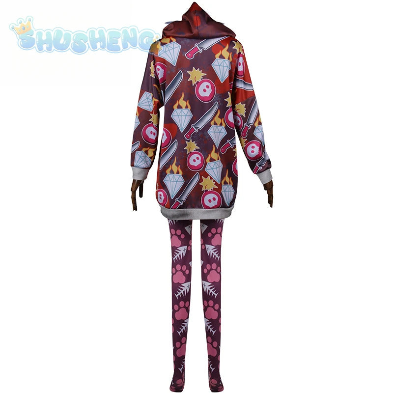 The Legion Susie Cosplay Game Dead Daylight Costumes Halloween party cool uniform set and hat Susie Woman Man S-XXL