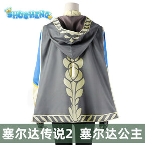 Princess Zelda Sheik Cosplay Jumpsuit Cape Women Costume Anime Zelda Game Tears Kingdom Fancy Dress Party Cloth For Role Playing