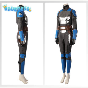 Bo Katan Kryze Cosplay Costume Women Jumpsuit Bodysuit One-piece Clothing Fantasia Women Halloween Party Roleplay Disguise Suit