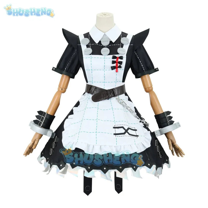 Zenless Zone Zero Cos Corin Wickes Cosplay Saw Maid Costume Cute Game Anime Lolita