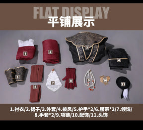 Shusheng-R Game Bloodborne Cainhurst Cosplay Costume Uniform Halloween Carnival Party Christmas Play Role Clothes Clothing