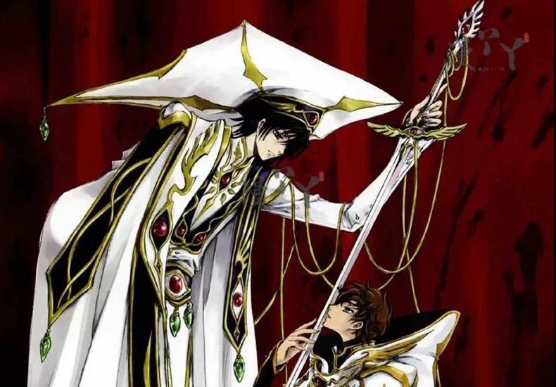 Code Geass Lelouch of the Rebellion Anime Lelouch Lamperouge Cosplay Costume Emperor Uniform Unisex Cos Convention Gift