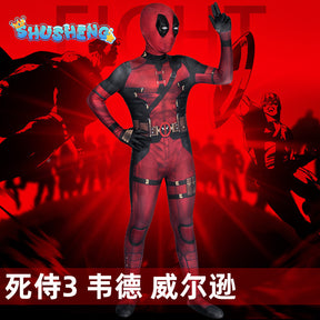 Superhero Wolverine Deadpool Cosplay Jumpsuit Wolverine Cosplay Costume Children Halloween Party Bodysuit