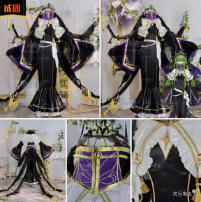 CODE GEASS Lelouch of the Rebellion C.C. Cosplay Witch Costume Halloween Gothic Dress Props Wig Women's Full Set New Uniform