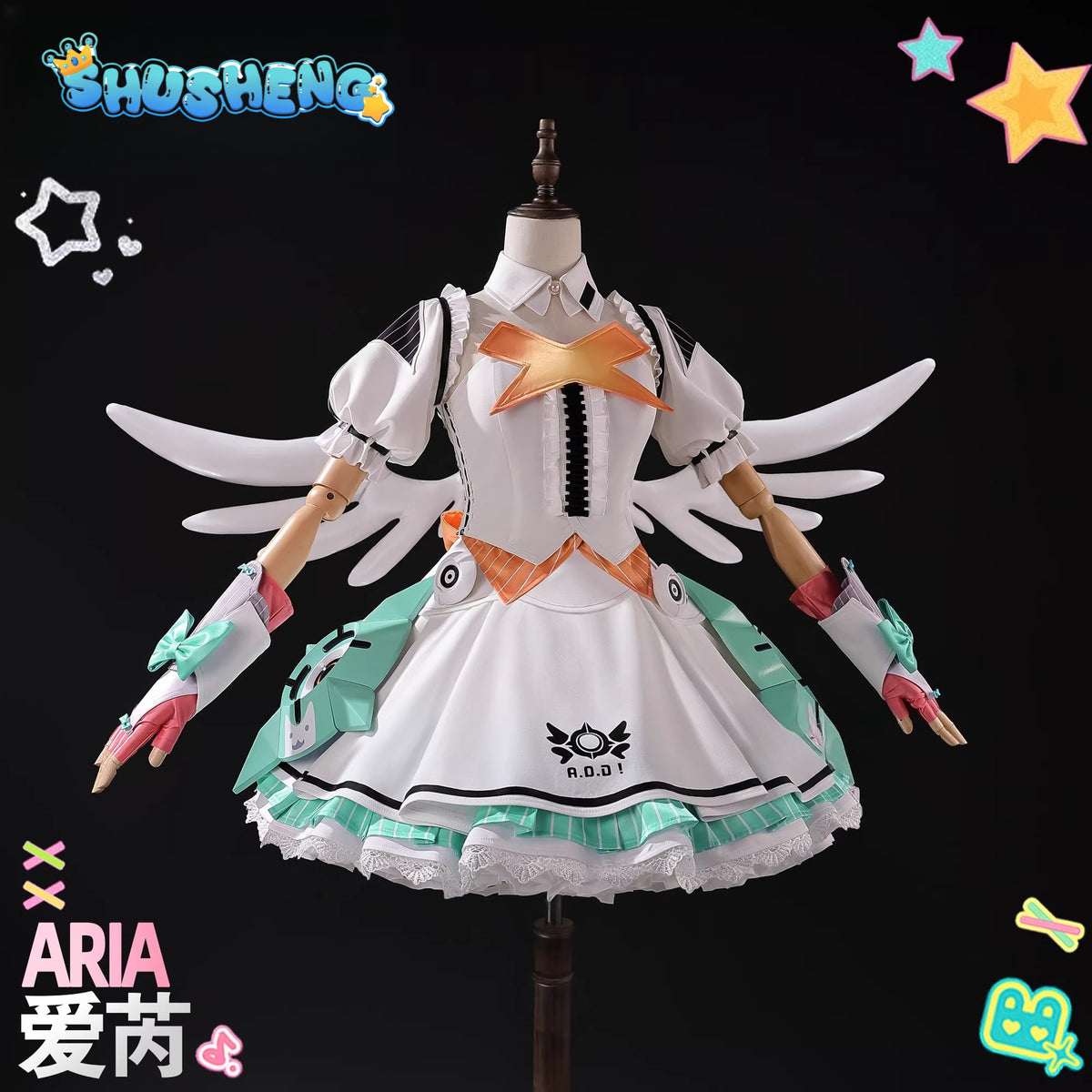 Cosplay Series: Zenless Zone Zero Aria cosplay costume Angels  Cosplay Sweet Costume Shushengcos