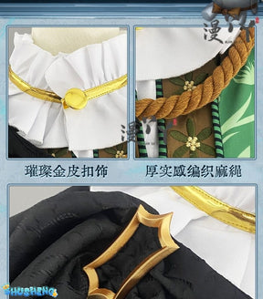 Emil Cosplay Game Identity Ⅴ Patient Costume New Romeo Cloak Hat Prop Accessories Set Party Carnival Woman Man Uniform