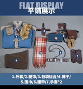 Lies of P: Overture Male lead P Cosplay Costume Coat pants belt props accessories scarf set Halloween party new fashion uniform