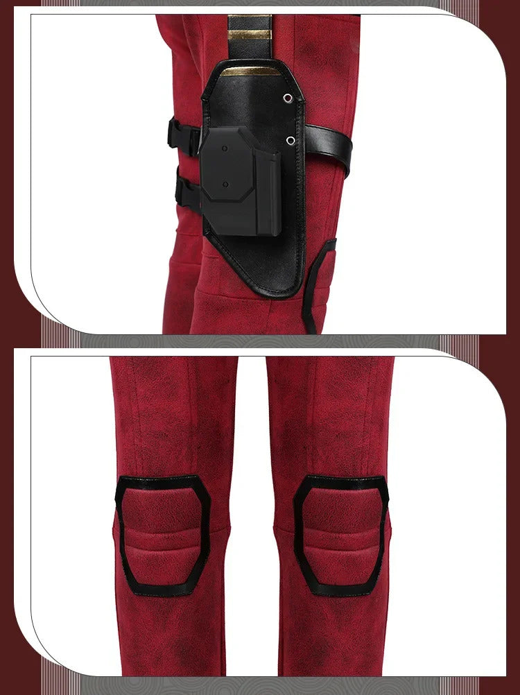 Dead Cosplay pool  Cosutme Wade Winston Wilson Cosplay Costume Children's Edition  Movie Anti-hero Suit Halloween