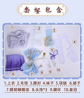 Virtual YouTuber VTuber Elira Pendora NIJISANJI EN LazuLight Cosplay Costume Anime Sexy Woman Kimono Lolita Dress Halloween Suit