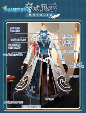 Honkai: Star Rail Feixiao National Style Cosplay Costume Cos Game Anime Party Uniform Hallowen Play Role Clothes Clothing