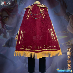 Identity V Frederick Kreiburg Cosplay Costume Composer Dragon Hunter Uniform Suit Halloween Costumes