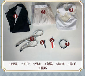 Arknights Theresa Cosplay Costume Cos Game Anime Party Uniform Hallowen Play Role Clothes New Full Set