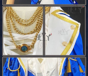 Prisoner Luca Balsa Cosplay Game Identity V Luca Costume Trench Uniform Suit Party Role Play Clothing Suit