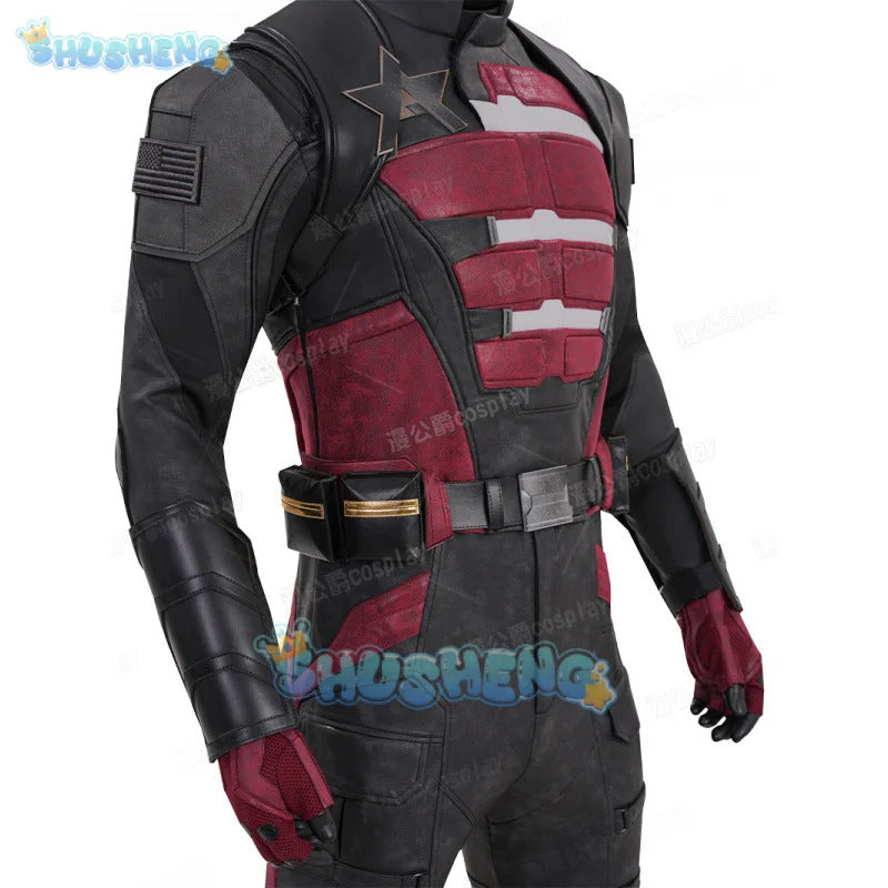 Movie Thunderbolts John Walker‌ Cosplay Costume Agent‌ Uniform Halloween Carnival Party Christmas Play Role Clothes Clothing