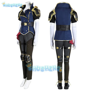 Vi Acrane Cosplay LOL Costume Game Arcane Vi Cosplay Wig Outfits Halloween Carnival Suit Custom Made Halloween Costume