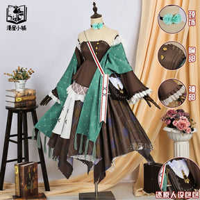 Anime Game Character Arknights Viviana Durin Cosplay Costume Full Set From Ognisko Official Outfit Halloween Party Dress Impact