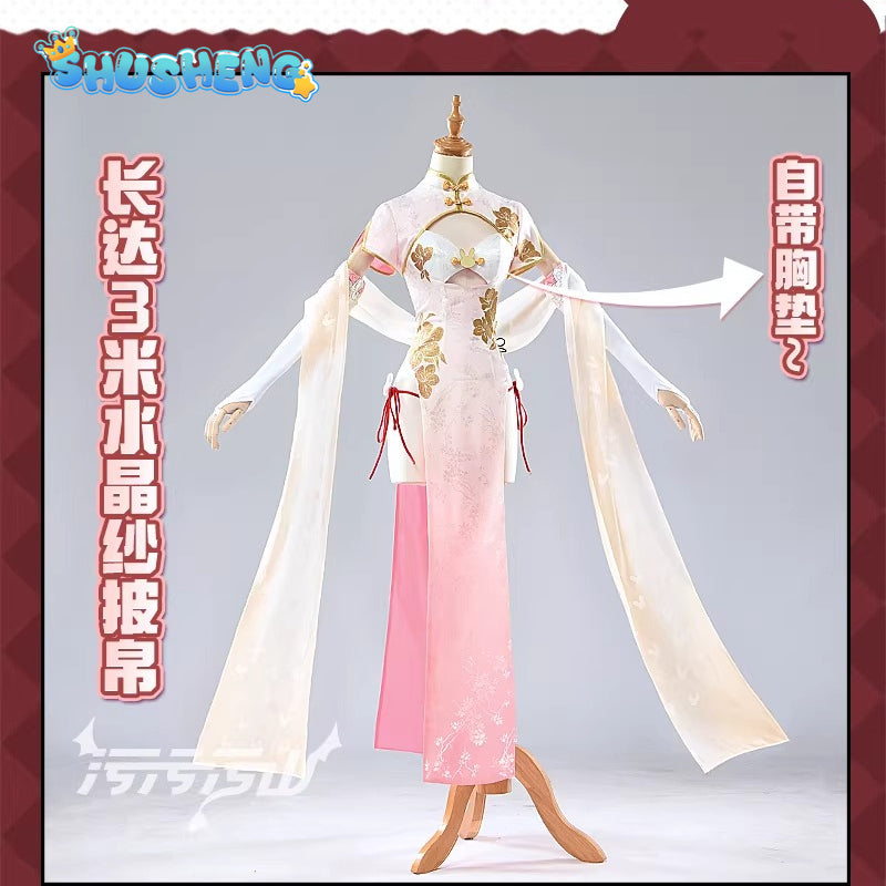 Game Cosplay Series: Azur Lane Laffey Cosplay OC cheongsam sexy Costume Full Set with Rabbit Ears Props Shushengcos