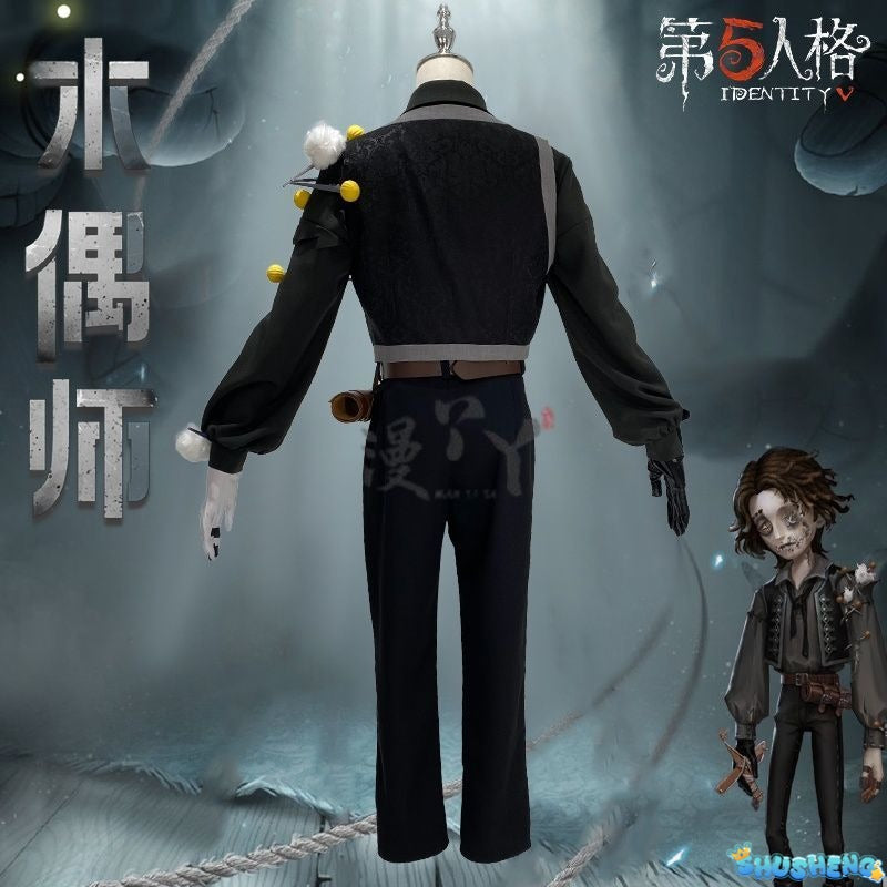 Identity V Matthias Czernin Puppeteer Game Suit Handsome Uniform Cosplay Costume Halloween Party Role Play Outfit Men