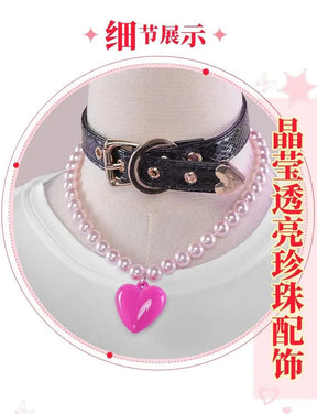 Luo Tianyi  Virtual idol Cosplay Vsinger underground rock Costume Coat dress earring prop set Halloween fashion women uniform