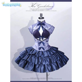 Kagari Hibana The Magical Girl and the Evil Lieutenant Used to Be Archenemies Cosplay Costume Halloween Woman Sweet Lolita Set