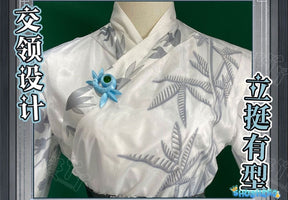 Identity V Qi Shiyi Antiquarian Ink Rhyme Series Women Cosplay Costume Anime Game Roleplay Suits Carnival Holiday Party Uniforms
