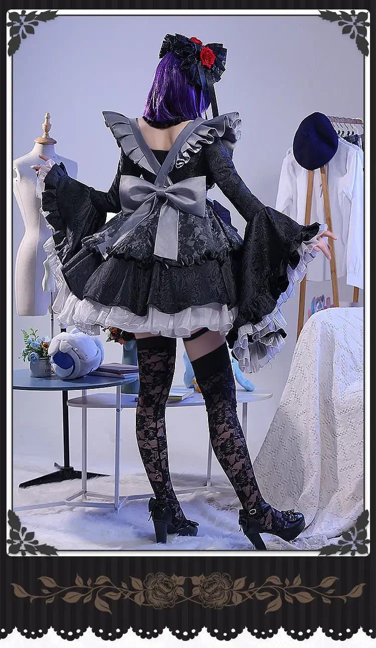 Kitagawa Marin My Dress-Up Darling Cos Name Cosplay Costume Dress hat accessories socks apron girl Halloween Lolita maid uniform