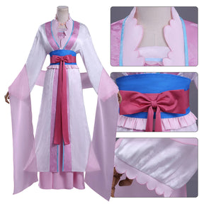 New Anime The Apothecary Diaries Consort Rishu Cosplay Rishu Hime Costume Women Sweet Chinese Hanfu Dress Halloween Uniform Set