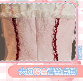 Gokou Ruri Cosplay Girls Dress for Halloween Christmas Festival Party Sweet Dress Women's Role Playing Princess Bow Dress