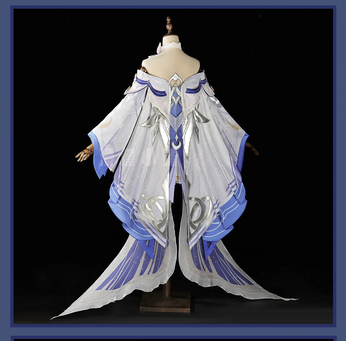 Shusheng-R Genshin Impact Columbina Cosplay Costume Hanfu Dress Halloween Carnival Party Christmas Play Role Clothes Clothing