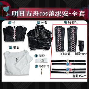 Arknights Lemuen Cosplay Costume Uniform Halloween Carnival Party Christmas Play Role Clothes Clothing for Femen