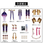 Fate/Grand Order Game Kama Cosplay With White Wig The Eros In Legend The 5-star Follower Rank Assassin Cosplay Costume Full Suit