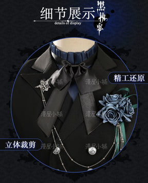 Black Butler Ciel Phantomhive Cosplay Costume Elegant Victorian Gothic Devil Uniform for Anime Conventions Carnival Theme Partie