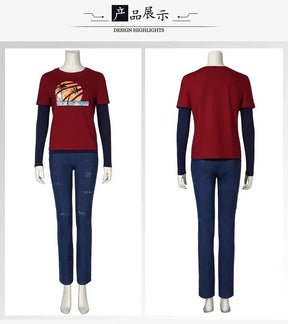 2025 New Ellie Movie The Last of Us Airi Cosplay Costume Halloween outfits Women Men Clothing Pants T-shirts full set uniform