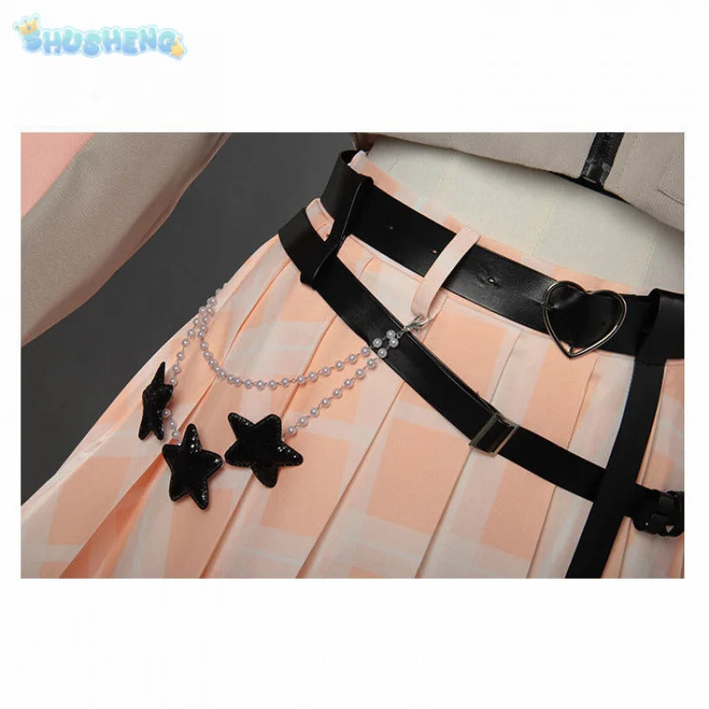 Akiyama Mizuki Momoi Airi Kiritani Haruka Hanasato Minori Little devil Cosplay Pjsk Costume Halloween New JK Prop Wig Uniform