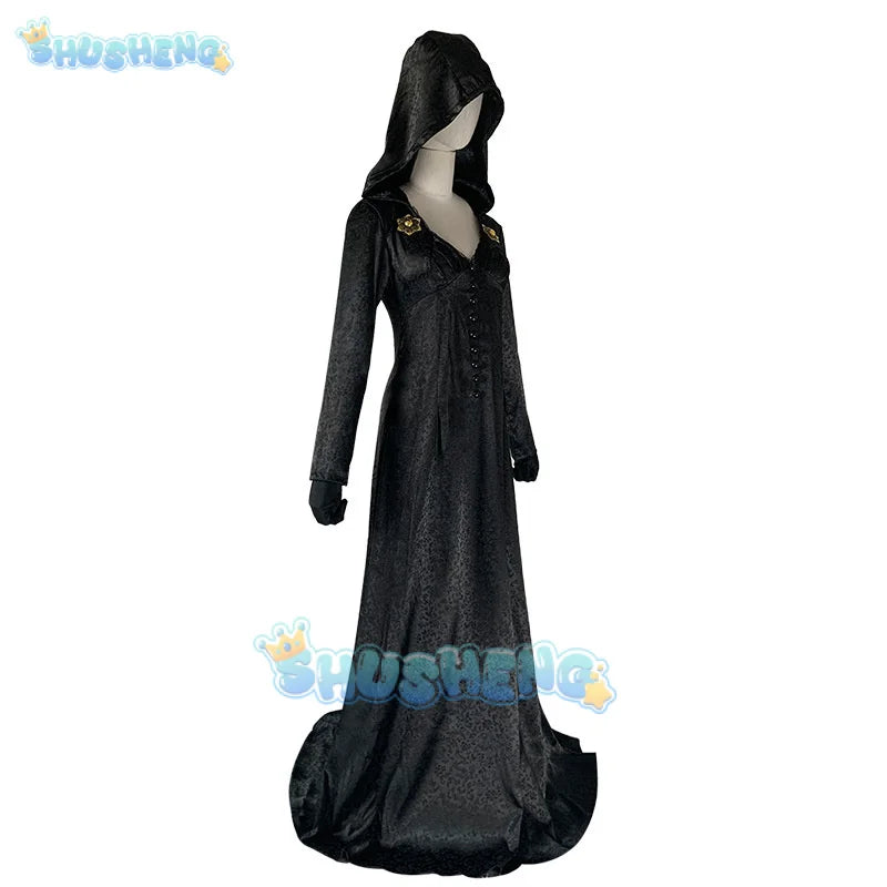 Resident Village Outfit Daniela Vampire Halloween Costume Horror Cosplay Gown Women Scary Carnival Dress Gothic Evil For Adult