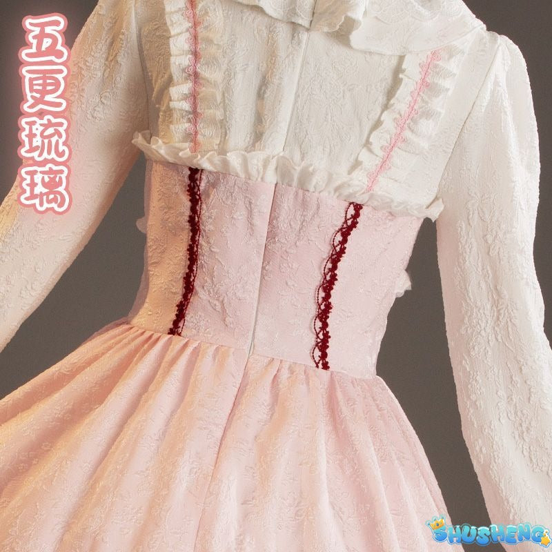 Gokou Ruri Cosplay Girls Dress for Halloween Christmas Festival Party Sweet Dress Women's Role Playing Princess Bow Dress