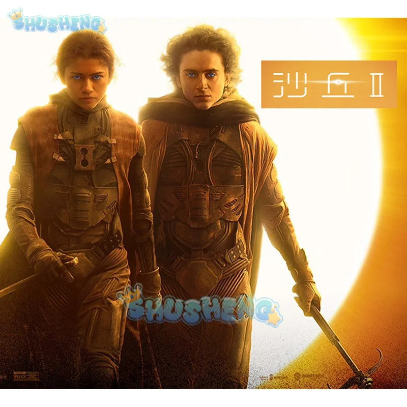 Arrakis Aka Dune Cosplay Suit Fremen stillsuit Paul Atreides Suit Armor Suit with Vest Jumpsuit Cape mask Halloween Outfit