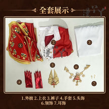 Identity V Ithaqua Philosopher's Stone 33rd Season Game Suit Handsome Cosplay Costume Halloween Party Role Play Outfit