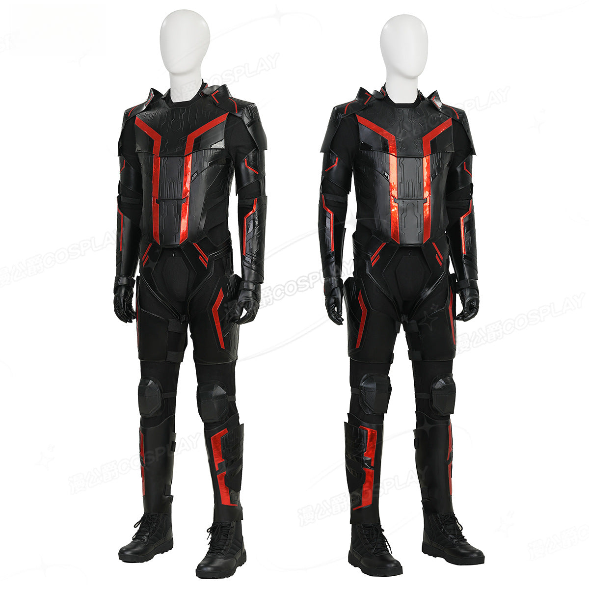 Shusheng-R Movie Tron:Ares Ares Full Set Uniform Shoes Cosplay Costume