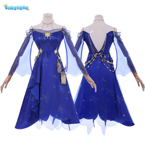 Game Identity V Cosplay Ada Mesmer Costume Purple Dress Elegant Clothes Psychologist Role Play Outfit Full Set for Women