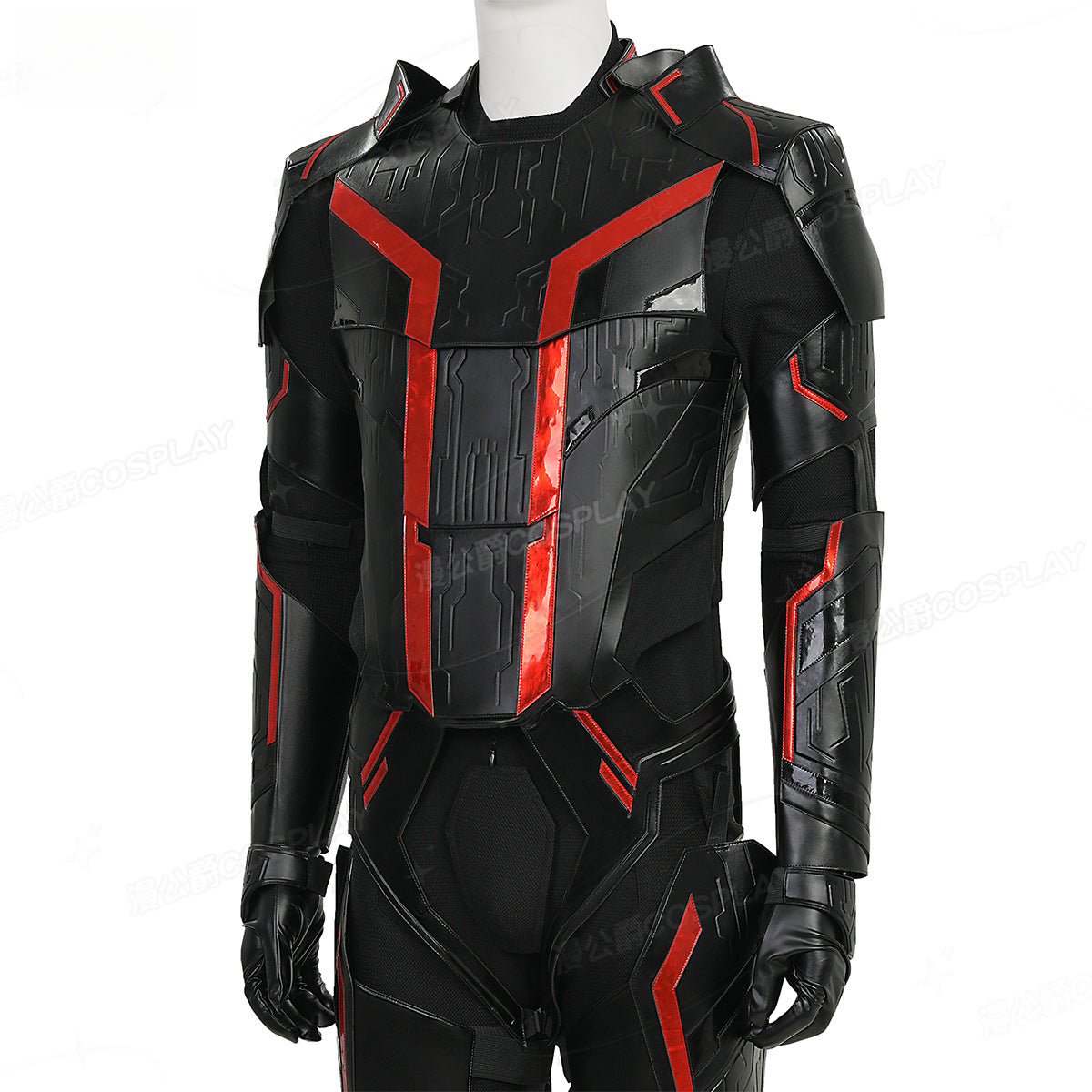 Shusheng-R Movie Tron:Ares Ares Full Set Uniform Shoes Cosplay Costume