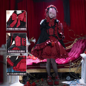 Anime Re:Zer Ram Cosplay Garage Kit Costume Halloween Party Sweet Lolita Dress Accessories Props Wig Set Woman Man MaidUniform