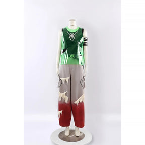 Alien stage till Cosplay r7 round7 Costume New Fashion Men Women Tank Top Pants Necklace Belt Set Party Carnival Fashion Uniform