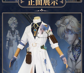 Identity V Andrew Kreiss Grave Keeper Purple Skin Mural Restorer Cosplay Costume Uniform Halloween Carnival Party Role Clothing